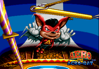 Заставка игры Aero the Acro-Bat